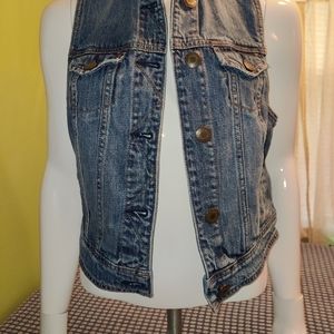 American Eagle jean vest